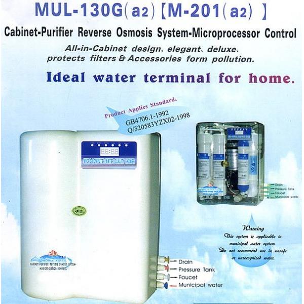 Cabinet-Purifier Reverse Osmosis System-Microprocessor Control
