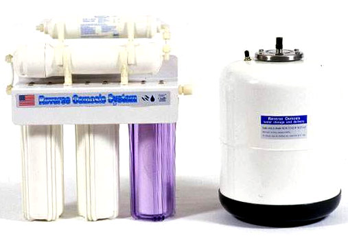 RO W/O Pump, 5-Satge Unit. W/All Accessories and RO Tank